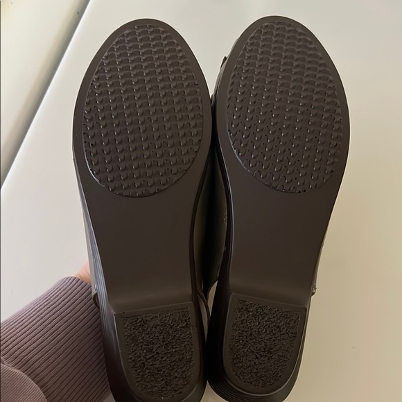 Tradition Women's Brown Peep Toe Slingback Shoes - Picture 6 of 6